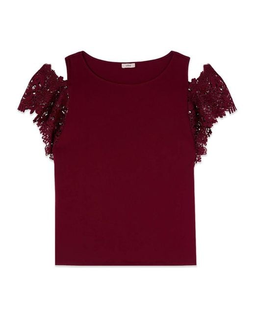 Blouses Oltre de color Purple