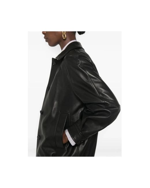 Salvatore Santoro Black Leather Jackets