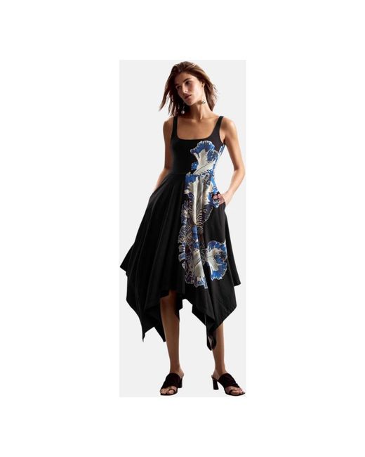 Desigual Black Midi Dresses