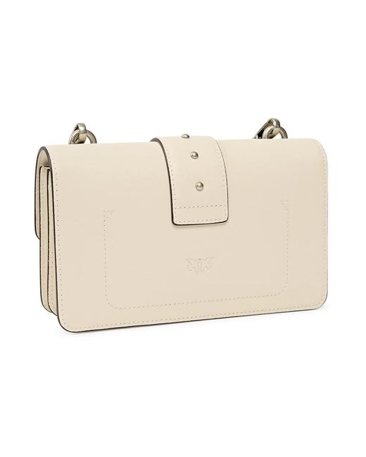 Pinko Natural Shoulder Bags