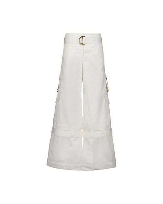 Zimmermann White Wide Trousers