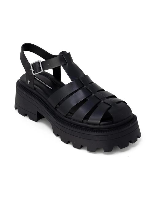 Shoes > sandals > flat sandals Windsor Smith en coloris Black
