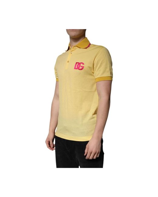 Polo Shirts Dolce & Gabbana de hombre de color Yellow
