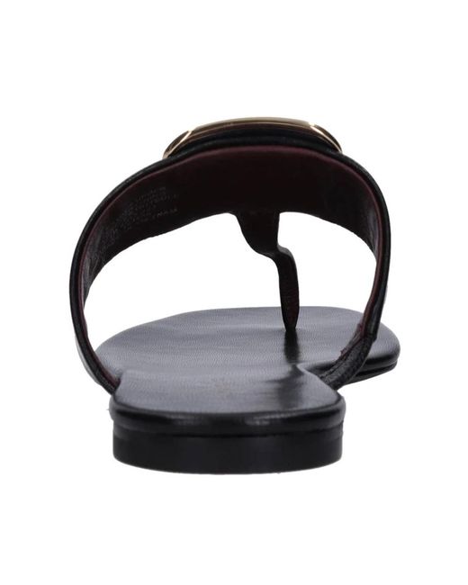 Tory Burch Flip Flops in het Black