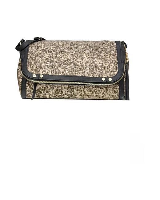 Borbonese Natural Frame Crossbody Bag