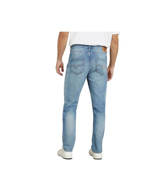 Jeans > slim-fit jeans Guess pour homme en coloris Blue
