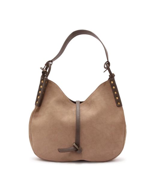 Shoulder Bags Zanellato de color Brown