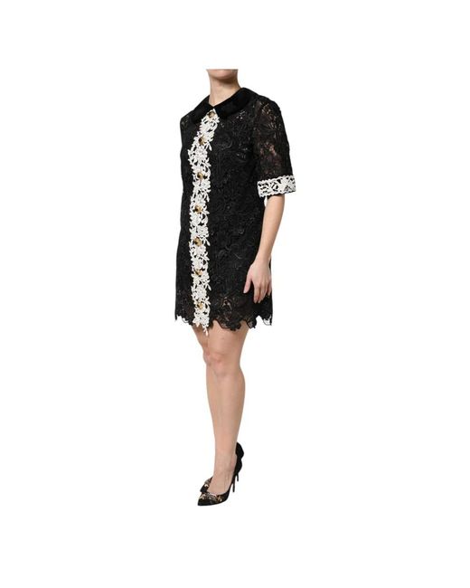 Dolce & Gabbana Black Short Dresses