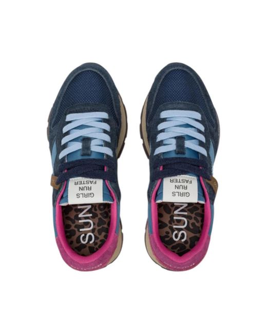 Sun 68 Blue Sneakers