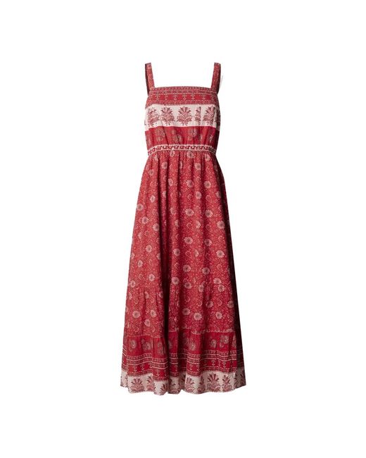 Pepe Jeans Red Maxi Dresses