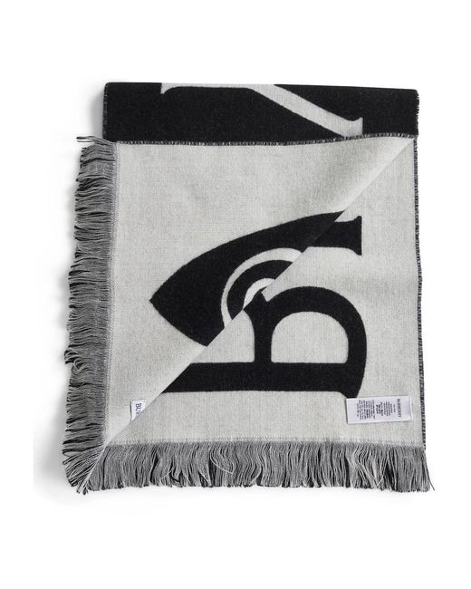 Burberry Black Winter Scarves for men