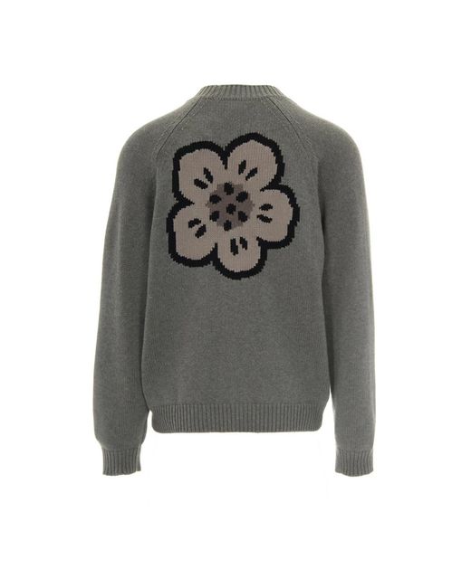 KENZO Gray Cardigans for men