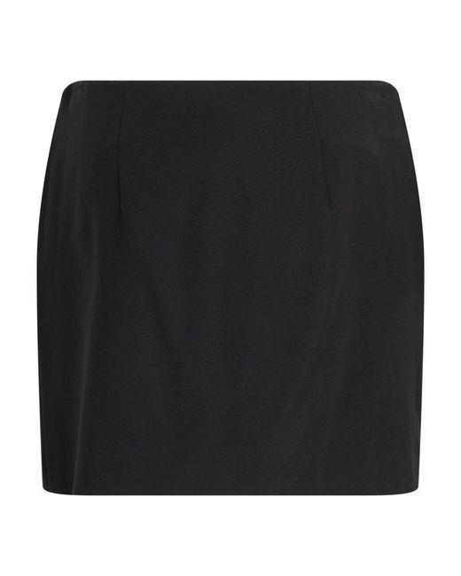 Alberta Ferretti Black Short Skirts