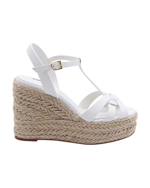 Lola Cruz White Wedges