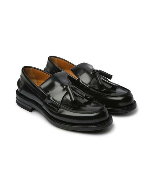 Fabi Klassischer Mokassin Schuh in Black für Herren
