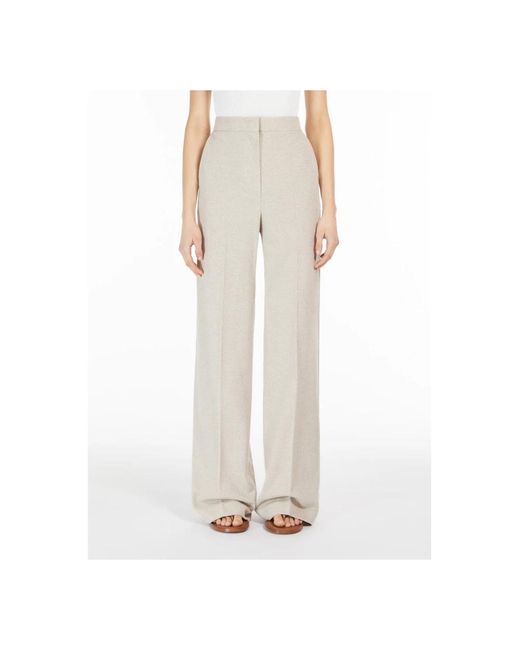 Max Mara Natural Klassische Hose