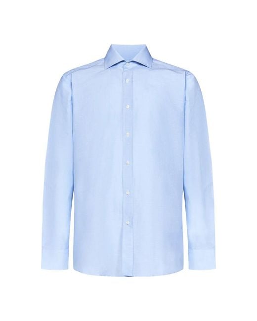 Formal Shirts Franzese Collection de hombre de color Blue