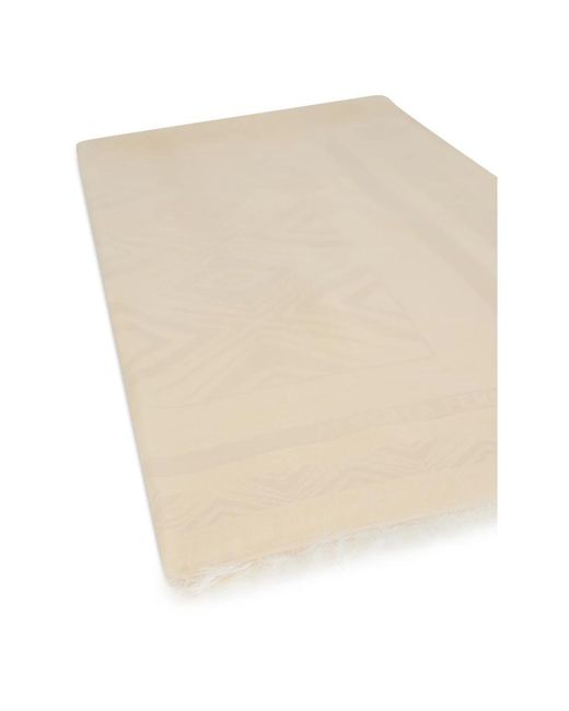 Alberta Ferretti Natural Winter Scarves