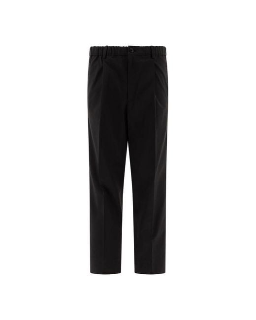 Goldwin Black Straight Trousers for men