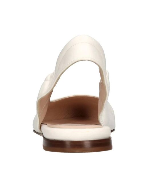 LORENA PAGGI White Ballerina Shoes