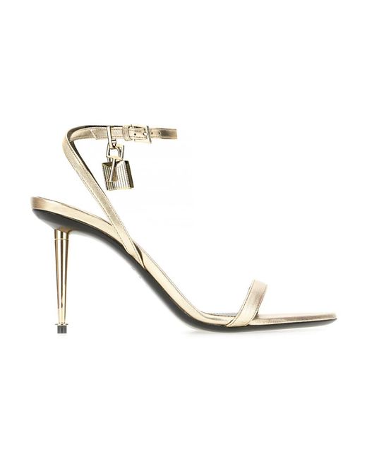 Tom Ford White High Heel Sandals