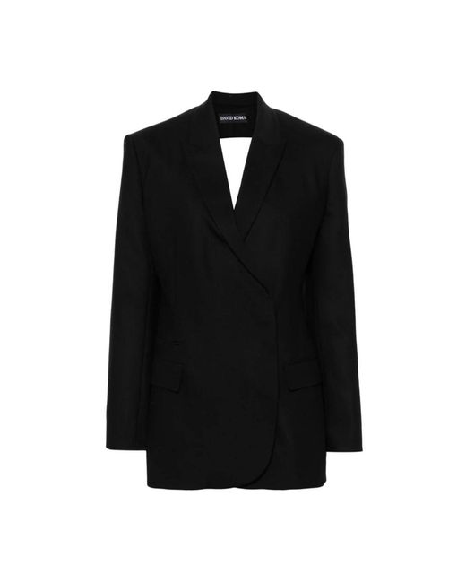 David Koma Black Blazers