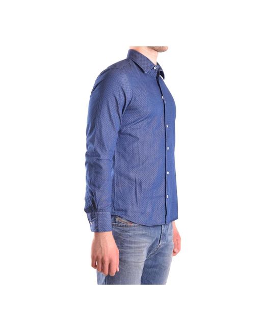 Altea Overhemden ,Blauw ,Katoen Overhemd in het Blue voor heren
