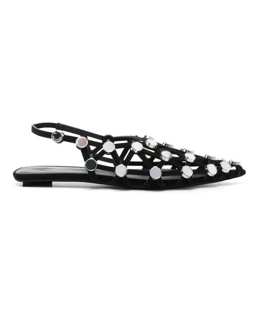 Ballerinas The Attico de color Black