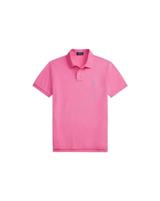 Polo Ralph Lauren Pink Polo Shirts for men