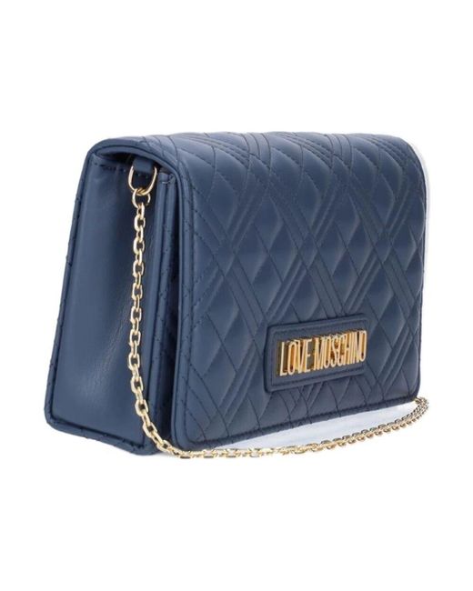Love Moschino Blue Cross Body Bags