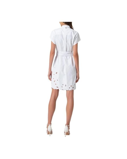 Fracomina White Short Dresses