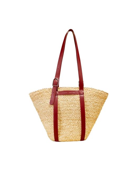 Liviana Conti Brown Shopping Bags