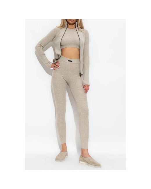 Fear Of God Leggings in het Natural