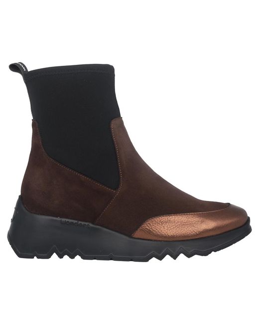Ankle Boots di Wonders in Brown