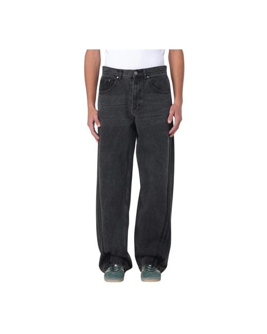 Adidas Originals Black Straight Jeans for men