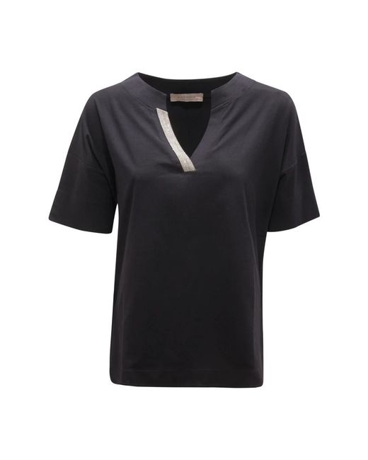 D.exterior Black T-Shirts