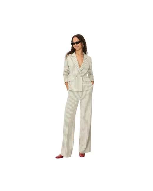 iBlues Natural Wide Trousers