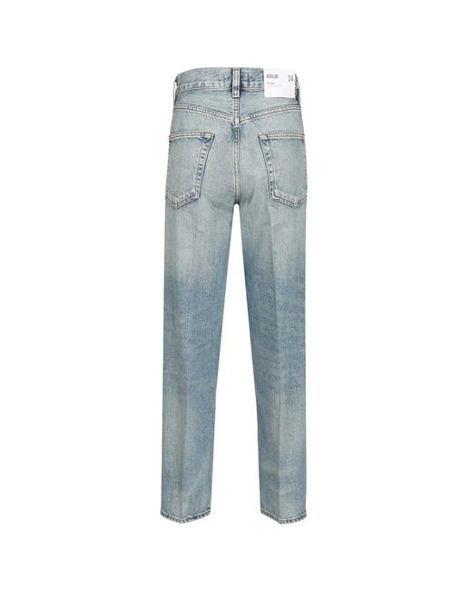 Agolde Blue Straight Fit Jeans for men