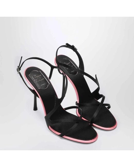 Roger Vivier Black High Heel Sandals