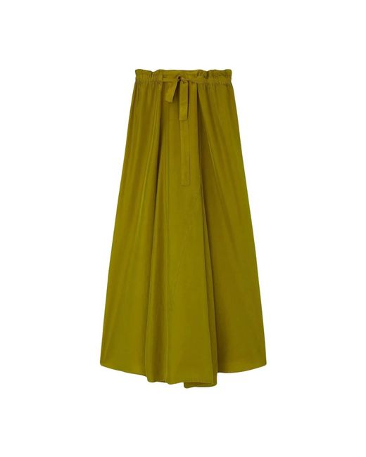 Pomandère Green Maxi Skirts