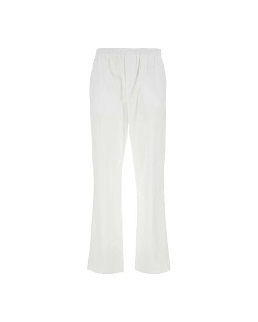 Aspesi Wide Trousers in het White voor heren