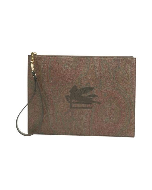 Clutches di Etro in Brown
