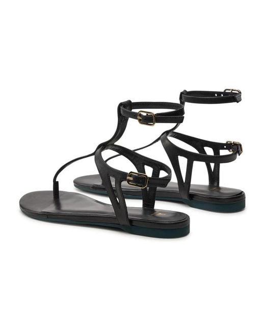 Patrizia Pepe Black Flat Sandals