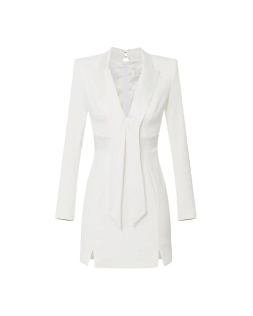 Short Dresses Elisabetta Franchi de color White