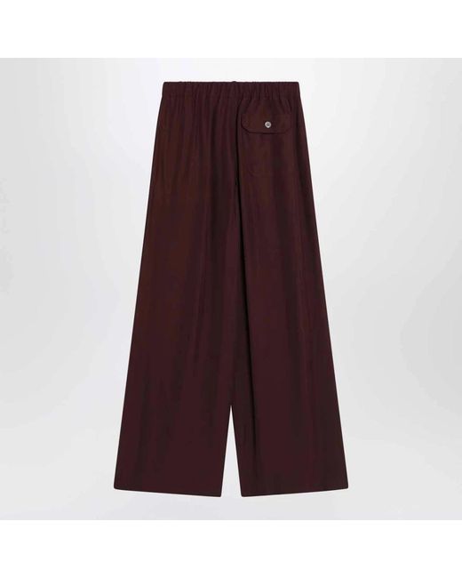 Loewe Purple Pantalone A Palazzo