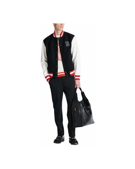 Bomber Jackets Balmain de hombre de color Black