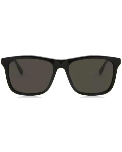 Gucci Black Gc001659 Rectangle-frame Acetate Sunglasses for men