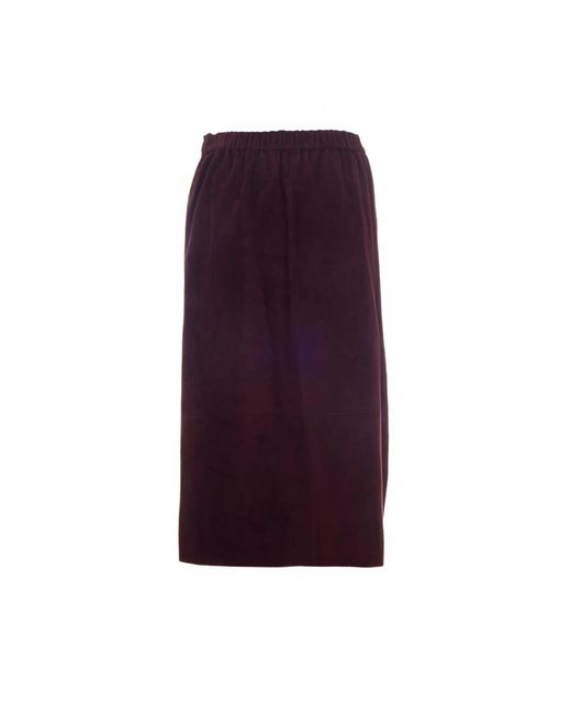 Max Mara Purple Midi Skirts