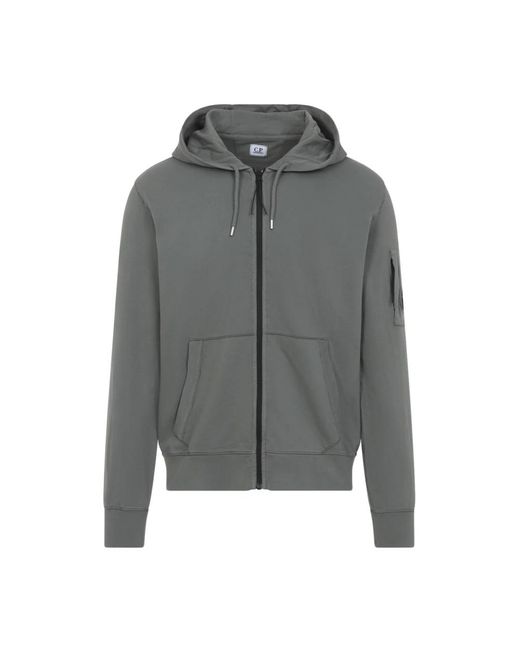 C P Company Gray Zip-Throughs for men