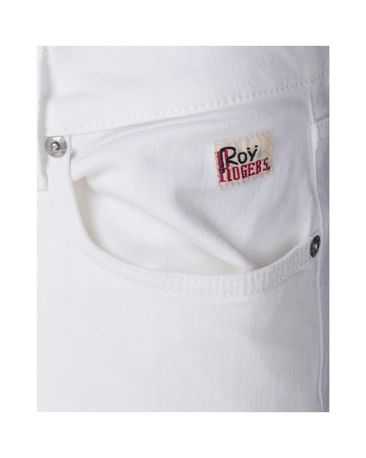 Roy Rogers Weiße dapper jeans karotten-passform in Gray für Herren